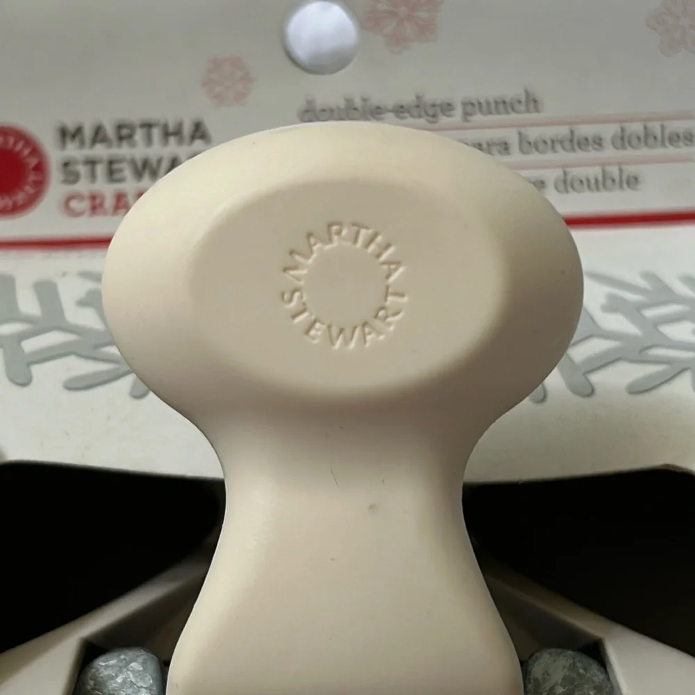 NIB New HTF Retired Martha Stewart Crafts Pine Needles trim double edge punch